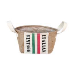 【JUTE】ミニジュートバスケット <Italian> JBM-001