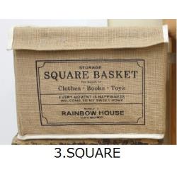 【JUTE】ジュートBOX <Square Basket>JSB-020