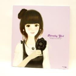 【Dorothyシリーズ】正方形無地ノート <パープル>　BGN-001