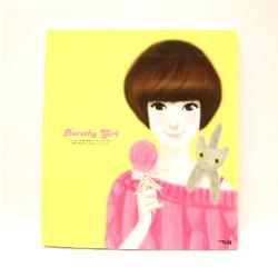 【Dorothyシリーズ】正方形無地ノート <イエロー>　BGN-002